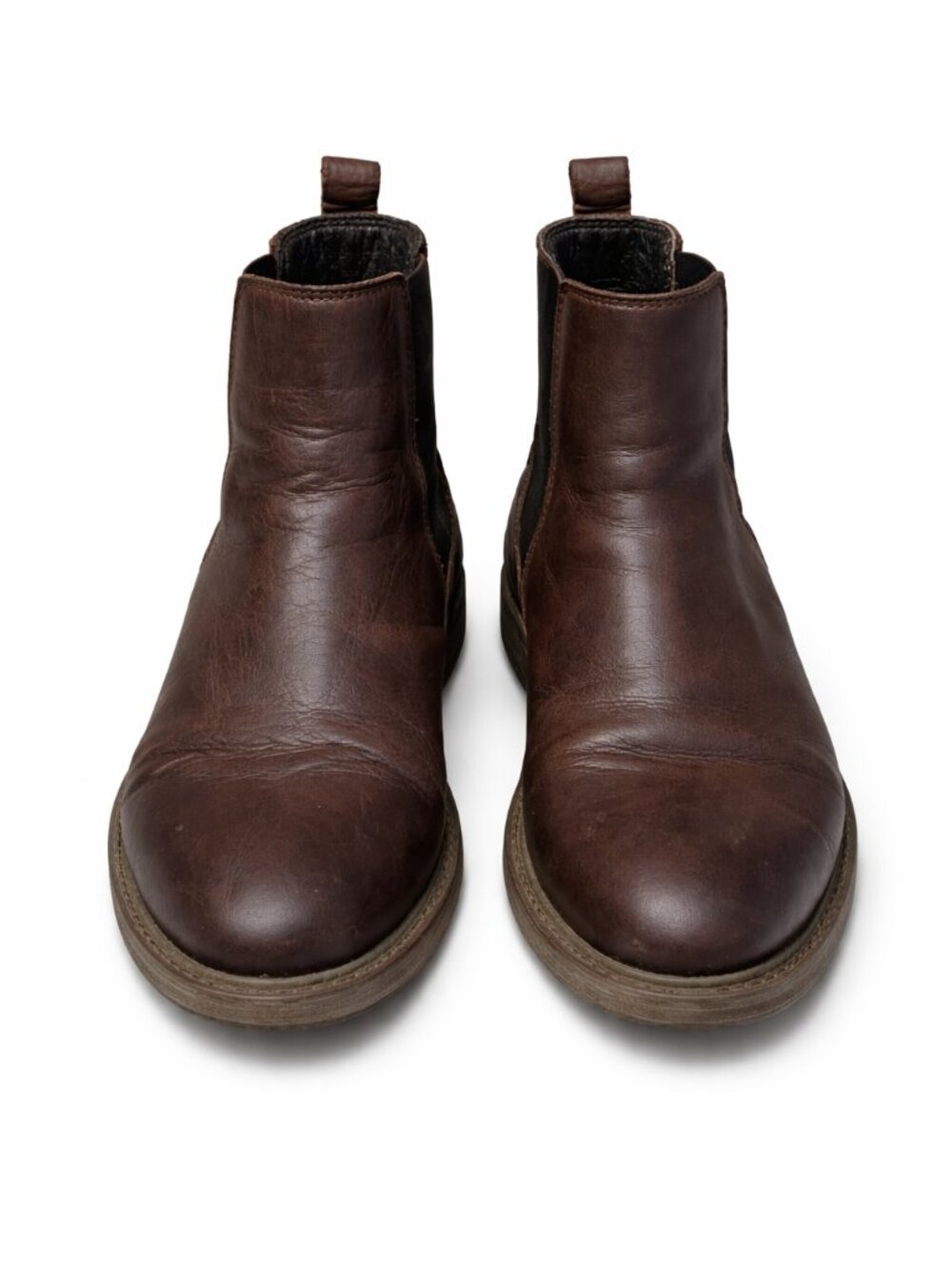 Leather Chelsea Boots Brown Made in Portugal Women’s 38 EU Minimalist Euro Style